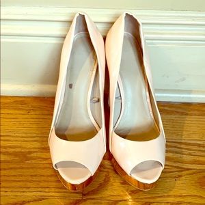Zara Light Pink & Rose Gold Heels